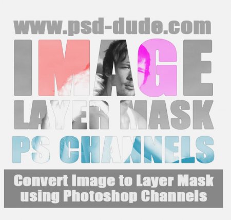Преобразование изображения в маску в фотошопе