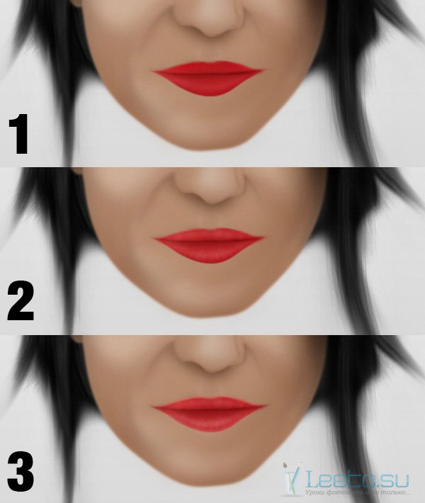 Как нарисовать лицо девушки в фотошопе