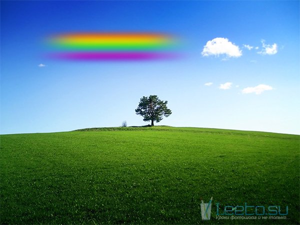 Как создать радугу в Фотошопе