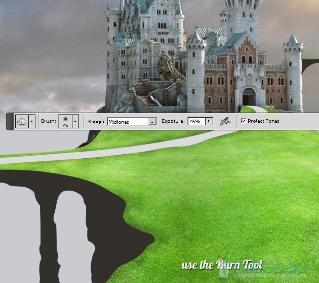 Сказочный замок из фильма «Алиса в стране чудес»