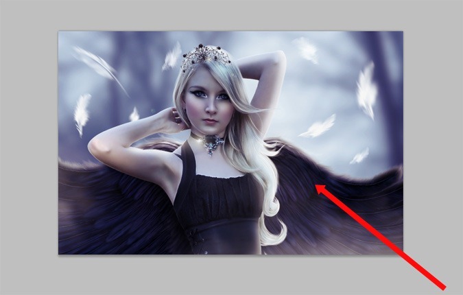 Создание эмоциональной картины с ангелом в Photoshop